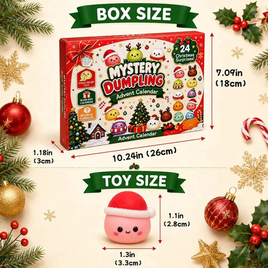 24 Days of Christmas Surprises – Dumpling Squishy Advent Calendar 🎄