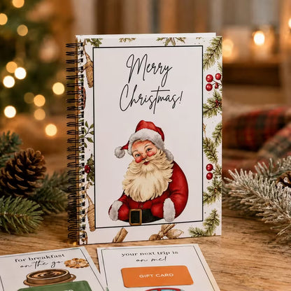 DIY Spiral-Bound Christmas Gift Card Book | Personalized Festive Xmas Gift