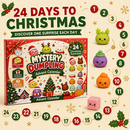 24 Days of Christmas Surprises – Dumpling Squishy Advent Calendar 🎄