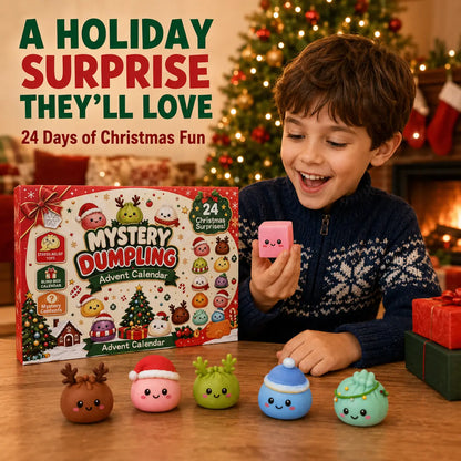 24 Days of Christmas Surprises – Dumpling Squishy Advent Calendar 🎄